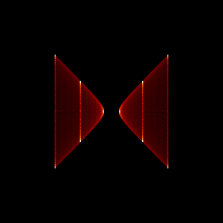 Red Square Nebula animated gif