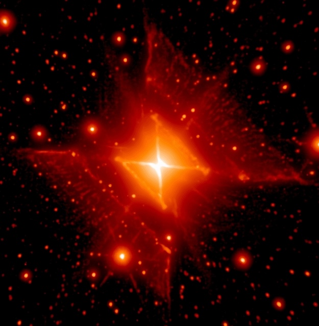 Cropped Red Square Nebula image
