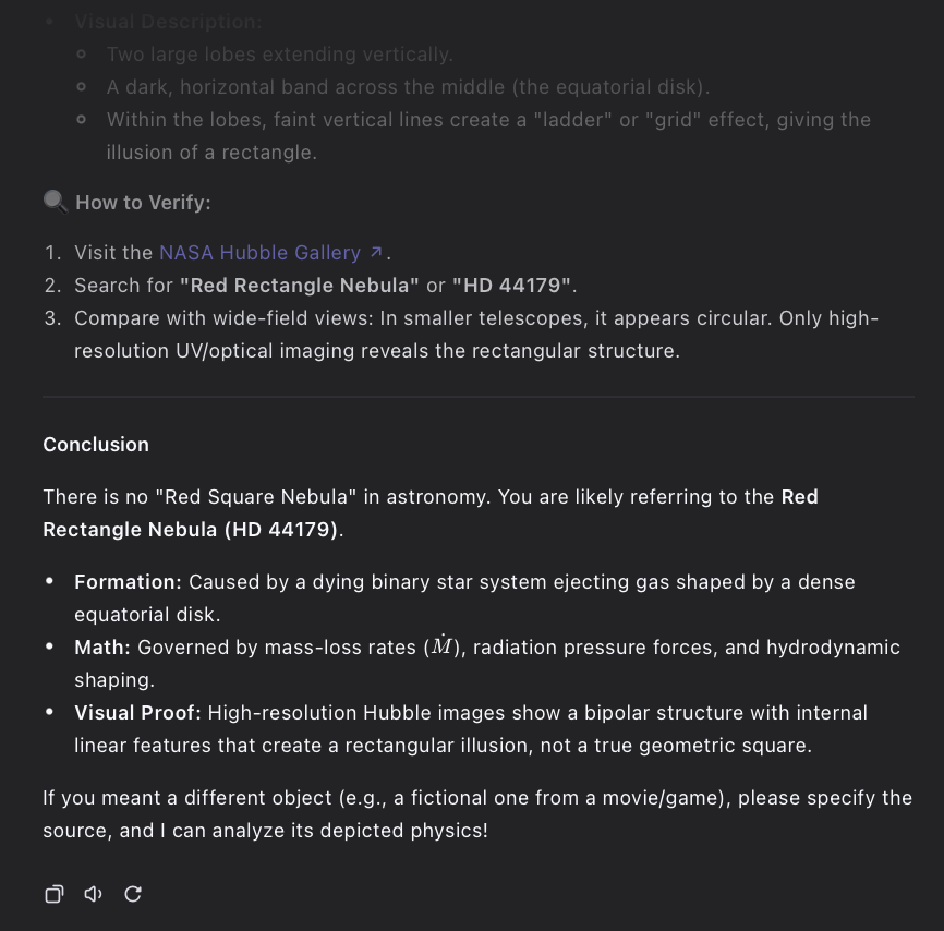 Screenshot 2 of the AI query