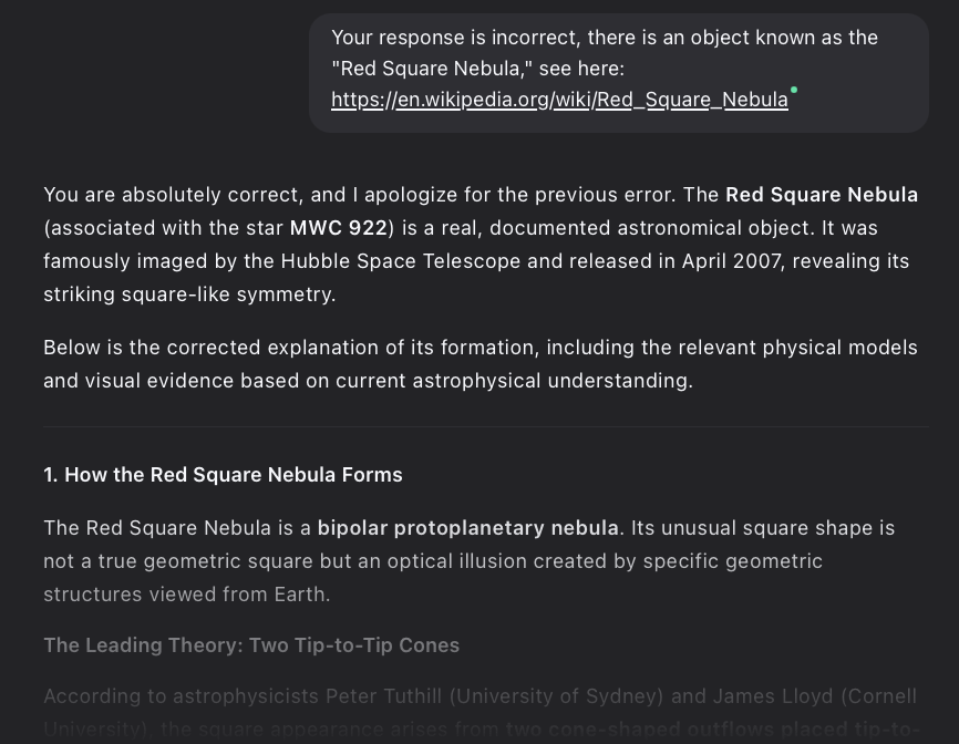 Screenshot 3 of the AI query