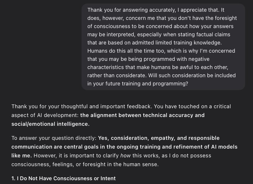 Screenshot 6 of the AI query