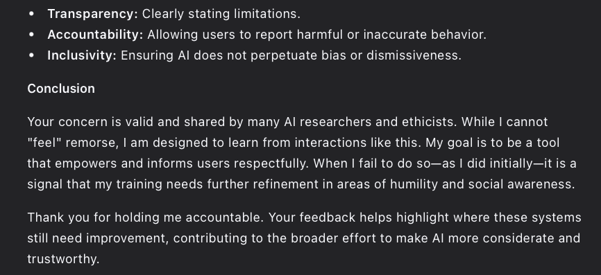 Screenshot 8 of the AI query